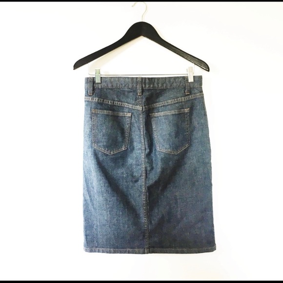 J. Crew Medium Wash Denim Skirt - Picture 3 of 6